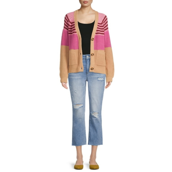 NWT Time and Tru Women's Straight Crop Jeans - Picture 5 of 6